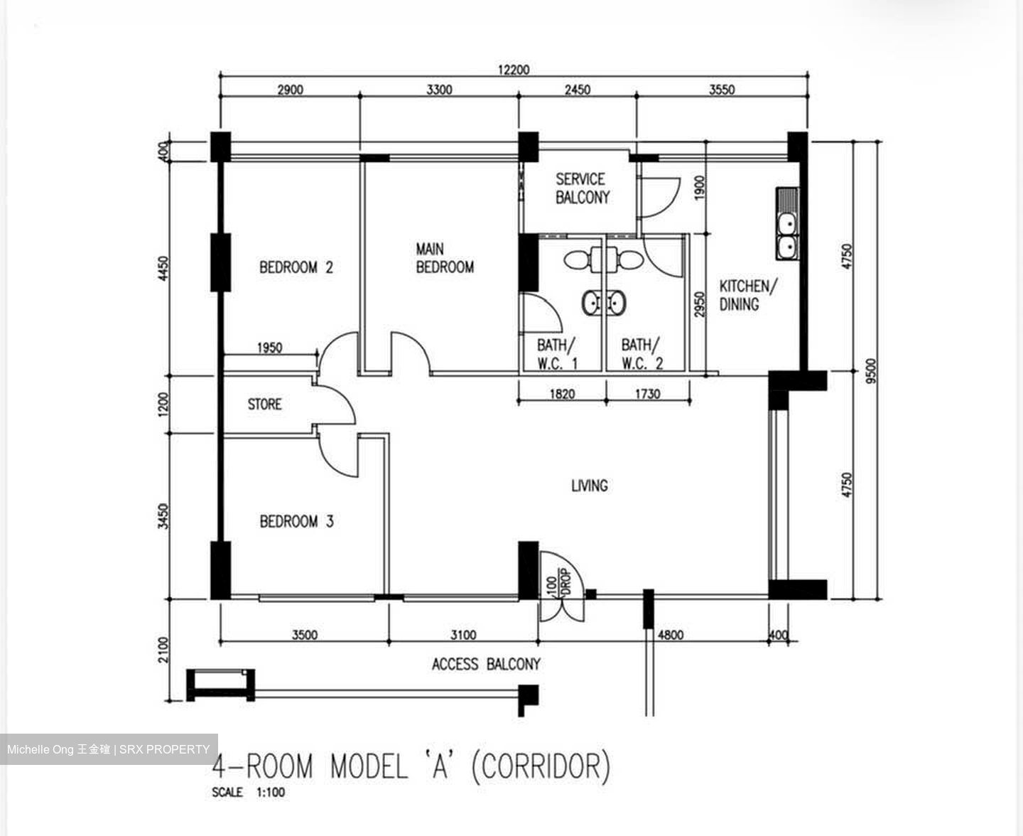 Blk 789 Choa Chu Kang North 6 (Choa Chu Kang), HDB 4 Rooms #562460691